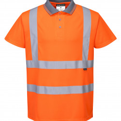 RT22 - Jól láthatósági teniszpóló vasúti dolgozók részére - narancs